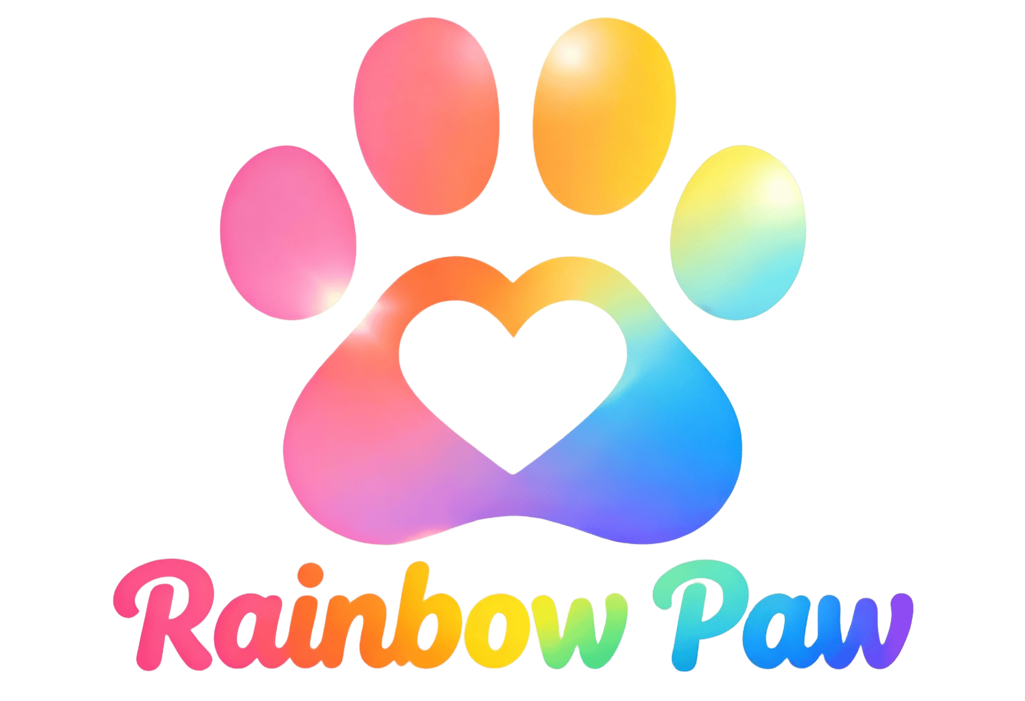 Rainbow Paw Logo